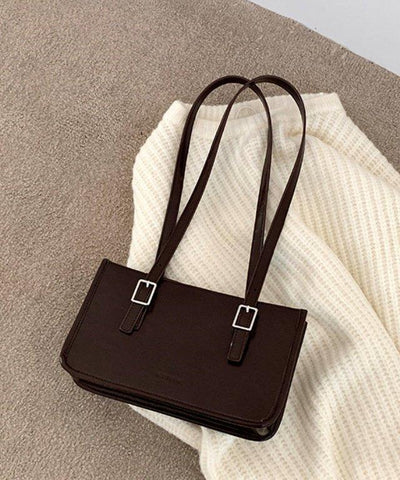 スクエアロングショルダートートバッグ - jemiremi