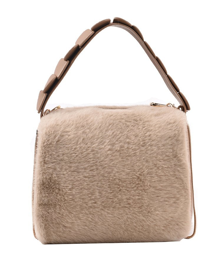 Compact Square Fur Bag – jemiremi（ジェミレミ）