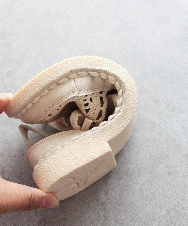 メッシュレースフラットサンダル - jemiremi