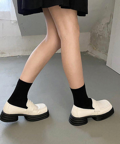 厚底ボリュームローファーパンプス - jemiremi